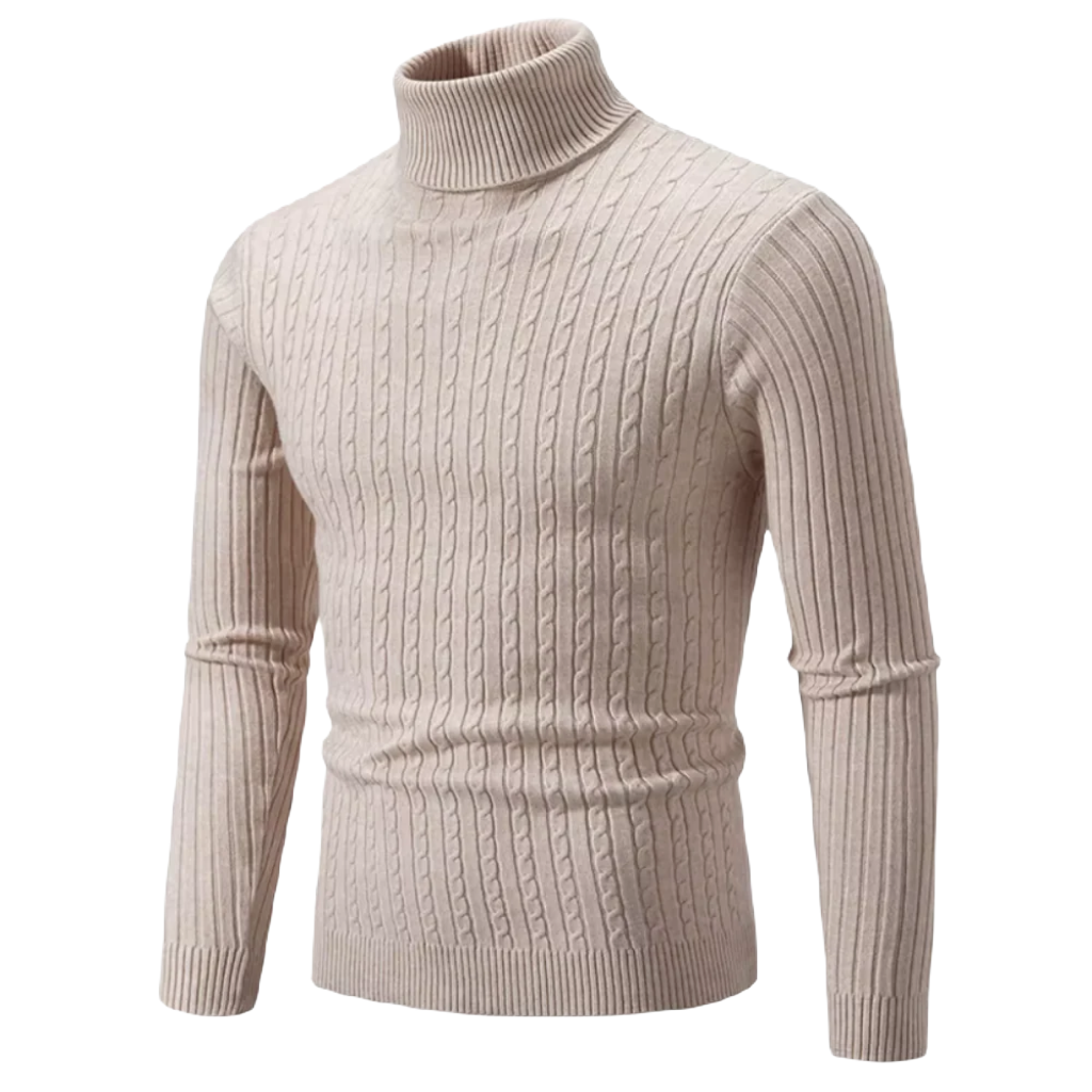 Ribbed Turtleneck Sweater | Slim-Fit | Warm and Elegant