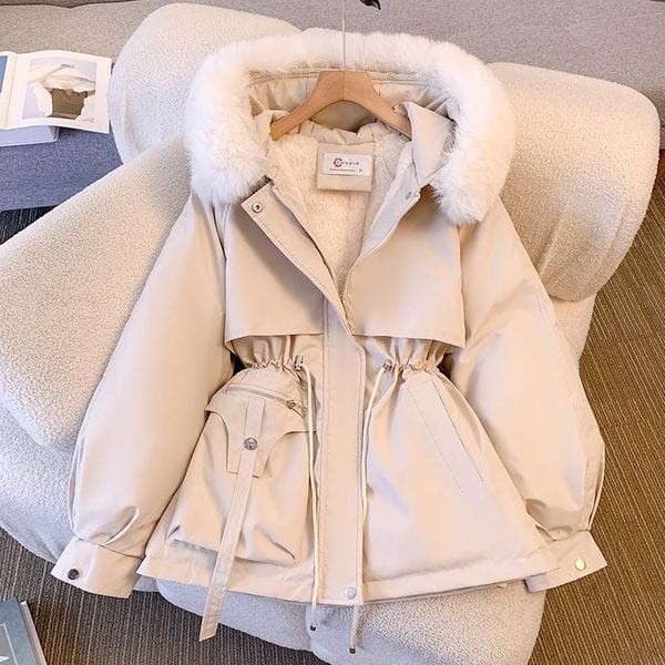 Padded Winter Coat | Faux Fur Hood | Cold Weather