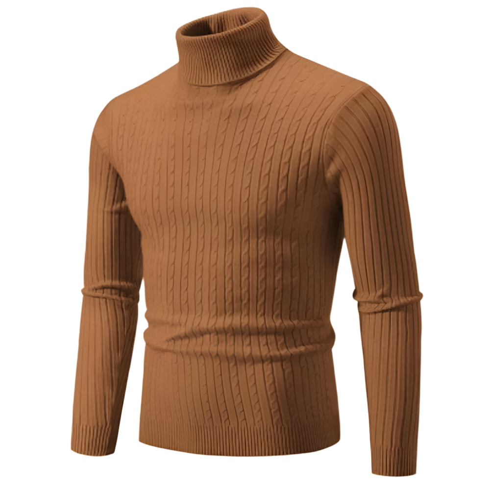 Ribbed Turtleneck Sweater | Slim-Fit | Warm and Elegant