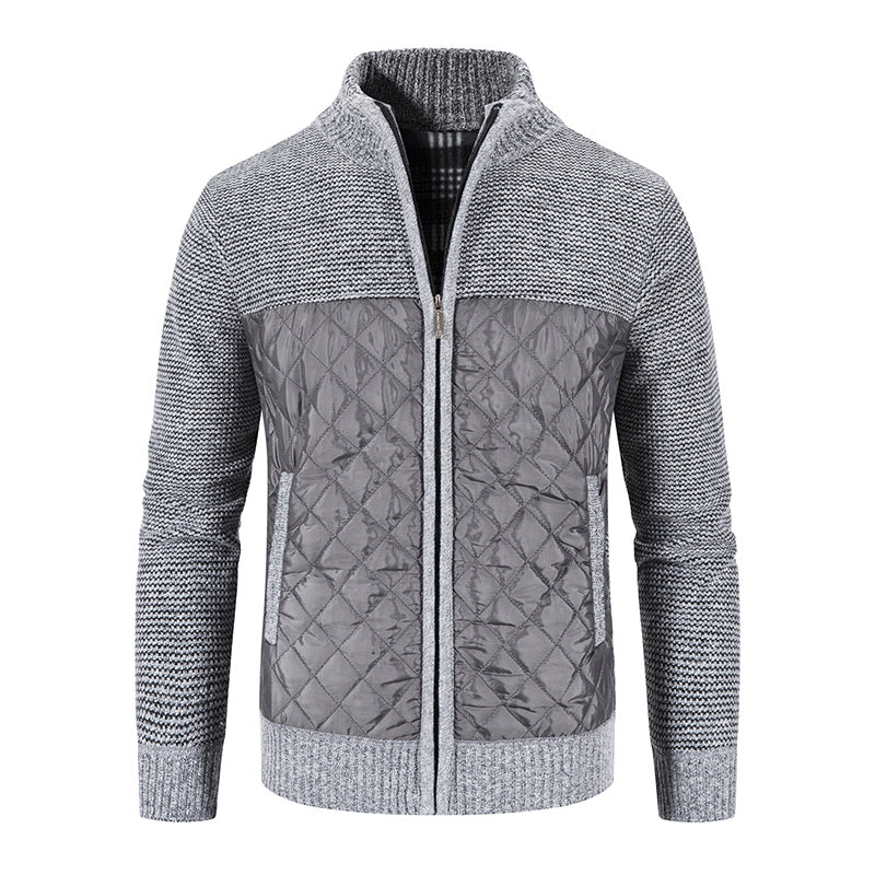 Knitted Jacket | Quilted Design | Smart Casual Wear