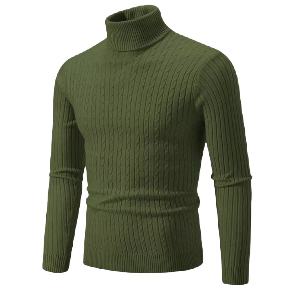 Ribbed Turtleneck Sweater | Slim-Fit | Warm and Elegant