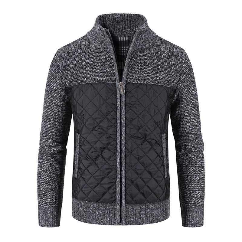 Knitted Jacket | Quilted Design | Smart Casual Wear