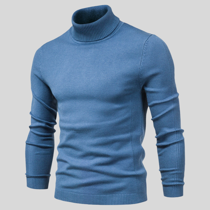 Slim-Fit Turtleneck Sweater | Cotton | Timeless and Versatile