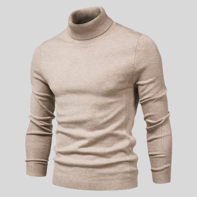 Slim-Fit Turtleneck Sweater | Cotton | Timeless and Versatile