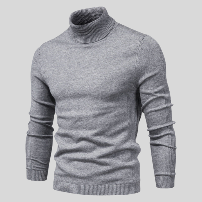 Slim-Fit Turtleneck Sweater | Cotton | Timeless and Versatile