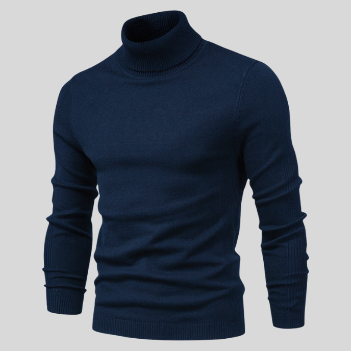 Slim-Fit Turtleneck Sweater | Cotton | Timeless and Versatile