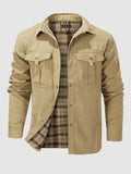 Fleece-Lined Shirt Jacket | Durable & Warm | Outdoor & Casual Wear