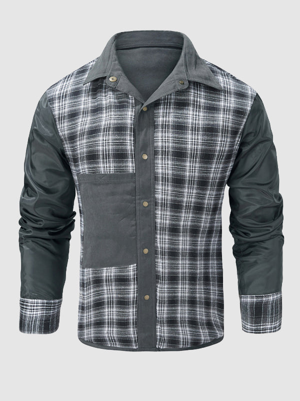 Fleece-Lined Shirt Jacket | Durable & Warm | Outdoor & Casual Wear