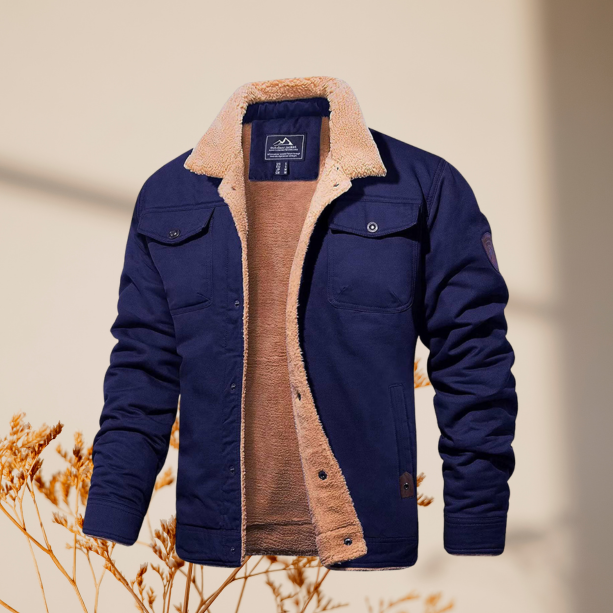 Sherpa-Lined Jacket | Warm & Stylish | Rugged Outdoor Design
