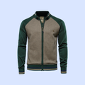 Color-Block Zip-Up Cardigan | Sporty Style | Modern Comfort