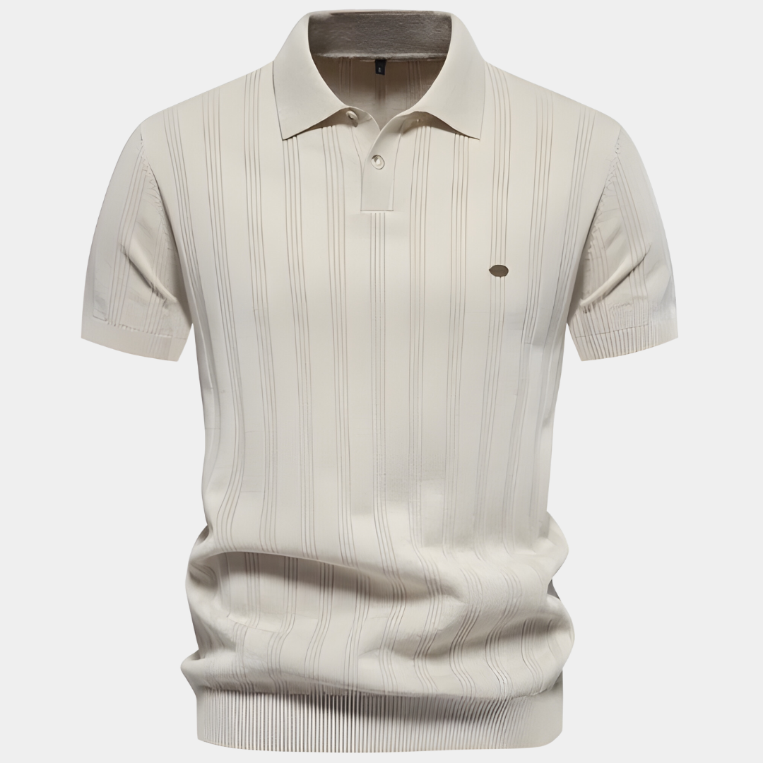 Knitted Polo Shirt | Soft Cotton Blend | Timeless Smart-Casual Style