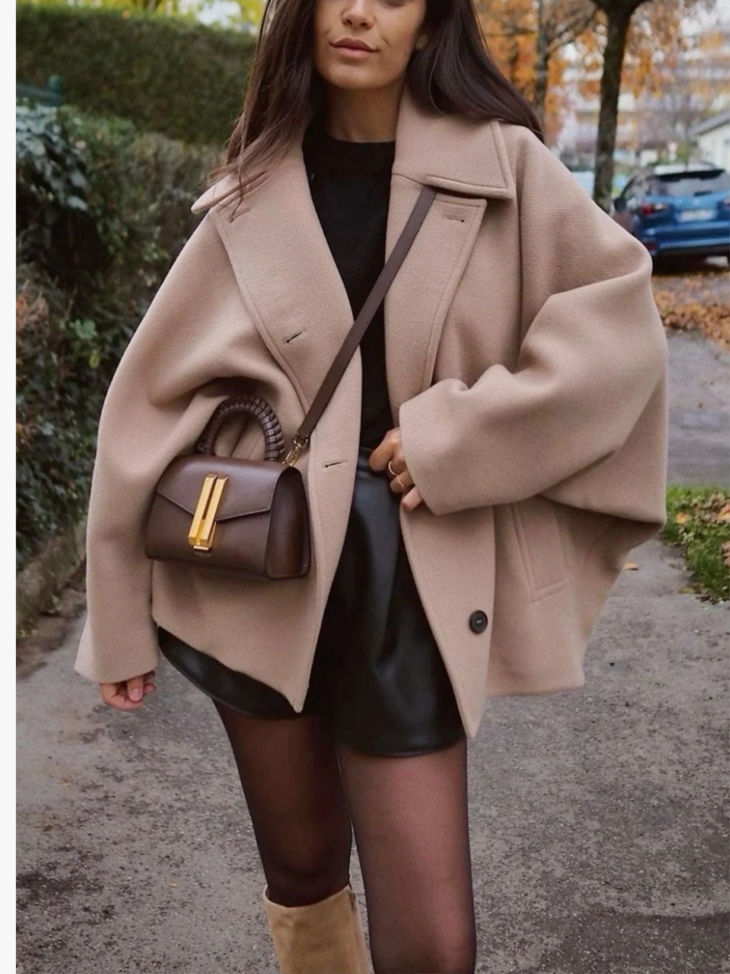 Oversized Wool-Blend Coat | Elegant & Cozy | Timeless Design