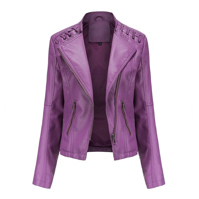 Faux Leather Biker Jacket | Stylish & Bold | Casual & Night Out