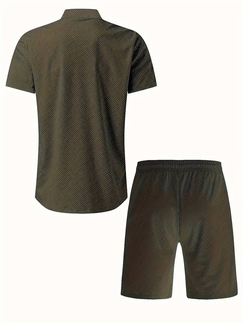 Summer Shirt and Shorts Set | Breathable Cotton Blend | Relaxed Summer Style