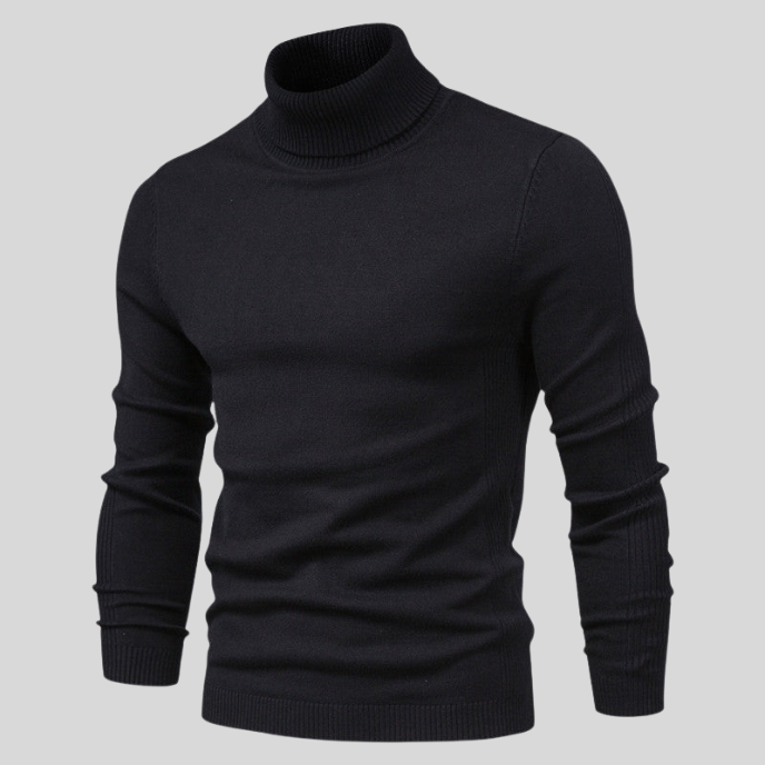 Slim-Fit Turtleneck Sweater | Cotton | Timeless and Versatile