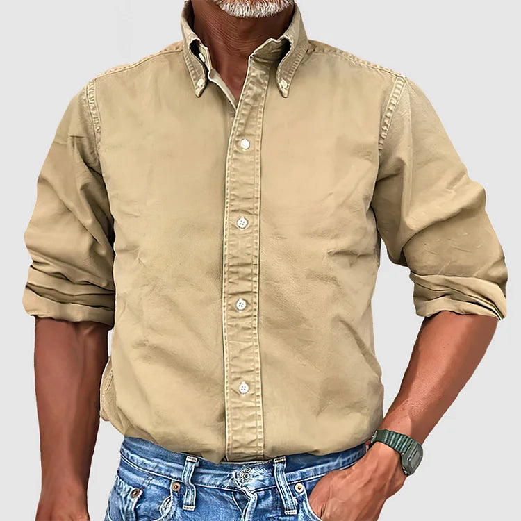 Classic Button-Up Shirt | 100% Cotton | Versatile and Timeless