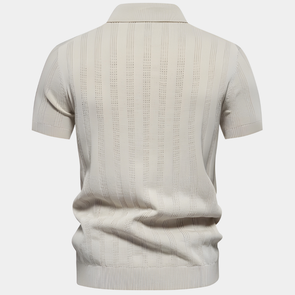 Knitted Polo Shirt | Soft Cotton Blend | Timeless Smart-Casual Style