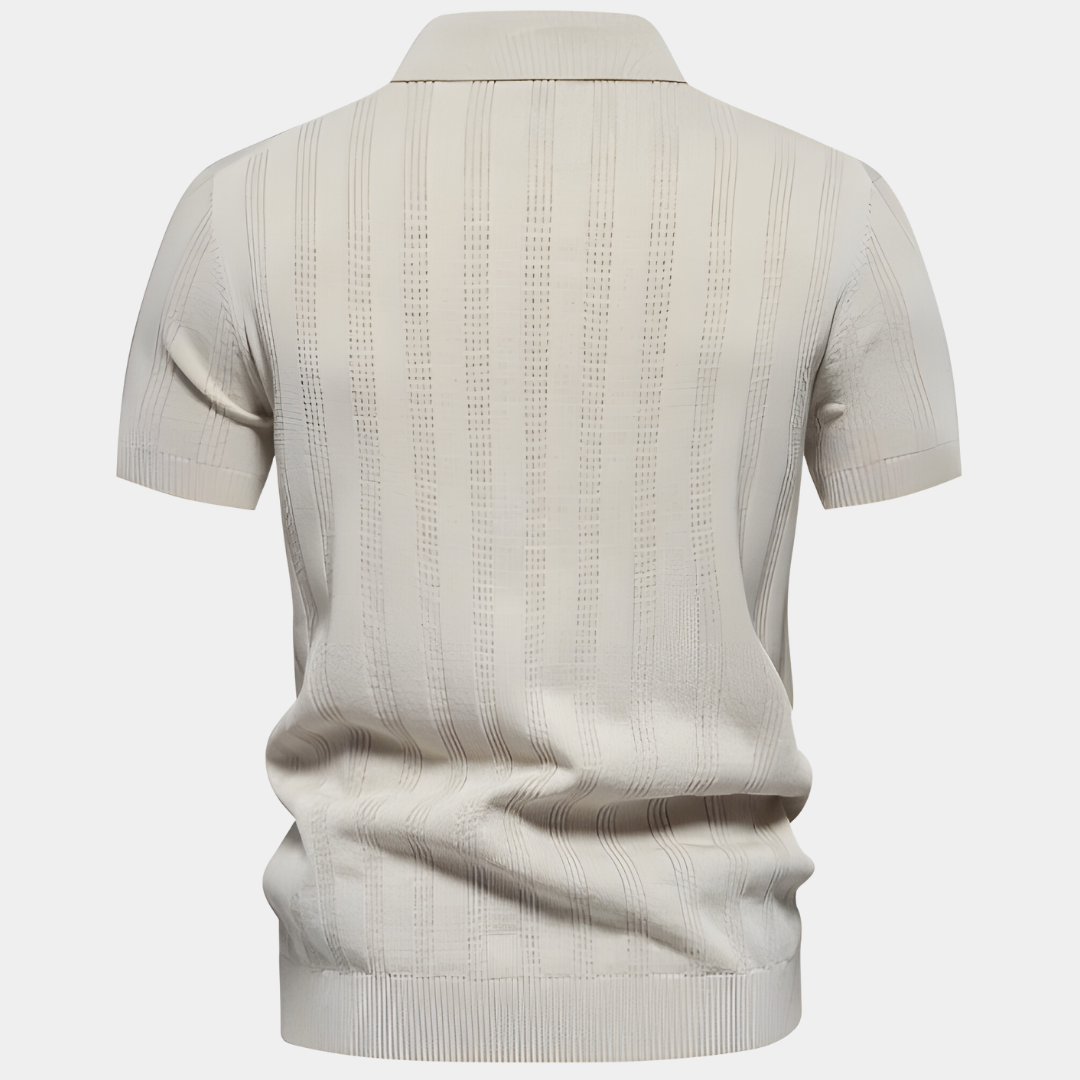 Knitted Polo Shirt | Soft Cotton Blend | Timeless Smart-Casual Style