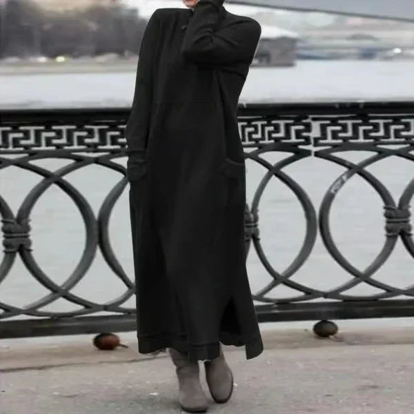 Knit Maxi Dress | High Neckline | Timeless and Cozy