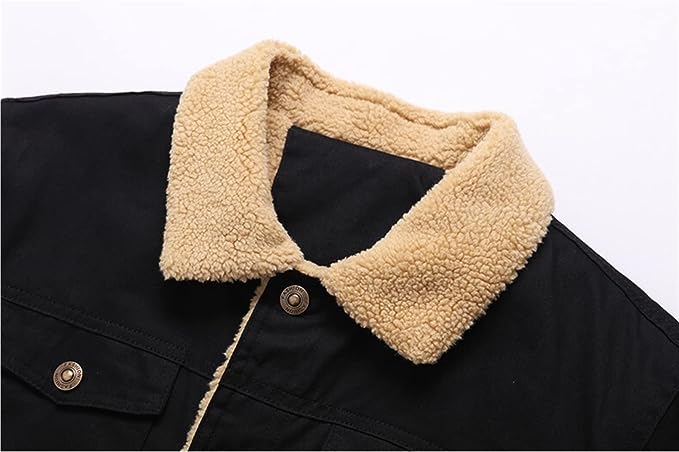 Sherpa-Lined Jacket | Warm & Stylish | Rugged Outdoor Design