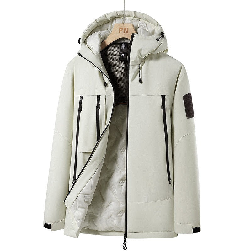 Waterproof Insulated Jacket | Fleece-Lined | Outdoor-Ready