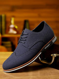 Men's Low-Top Suede Shoes | Matte Finish, Casual Design | Everyday and Semi-Formal Wear