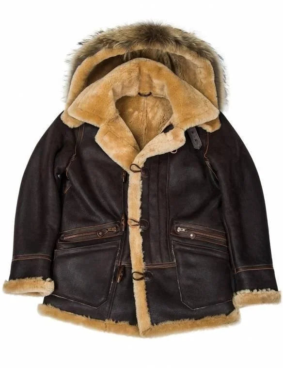 Aviator Jacket with Faux Shearling Lining | Warm & Stylish | Winter Essential