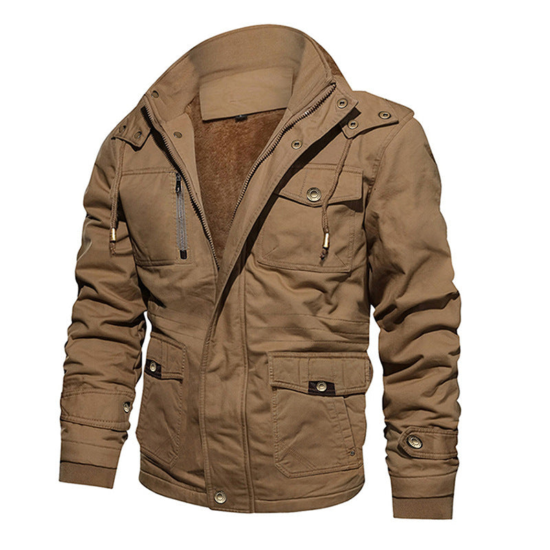 Utility Winter Jacket | Fleece-Lined | Durable Cotton Blend