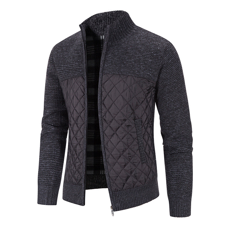 Knitted Jacket | Quilted Design | Smart Casual Wear