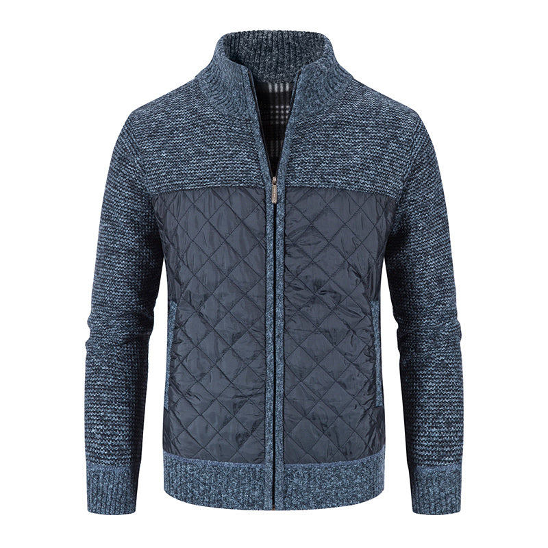 Knitted Jacket | Quilted Design | Smart Casual Wear
