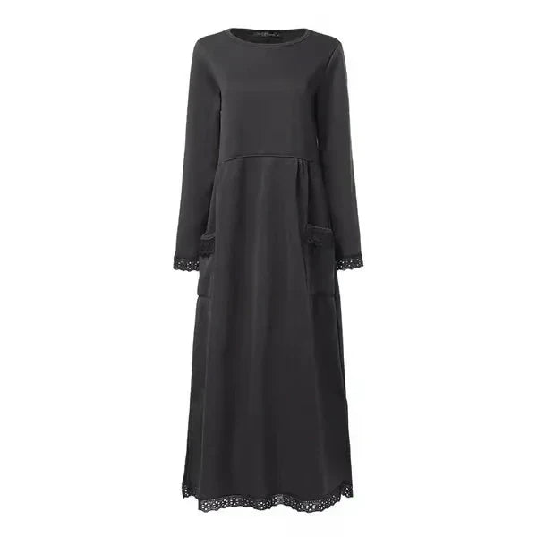 Knit Maxi Dress | High Neckline | Timeless and Cozy