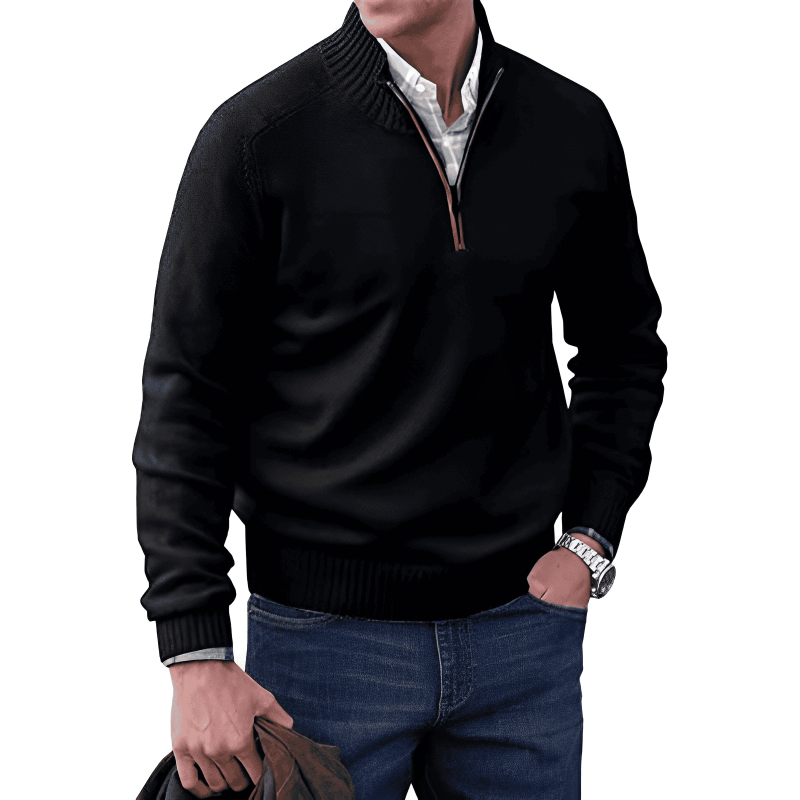 Half-Zip Knitted Jumper | Soft Knit | Everyday Wear
