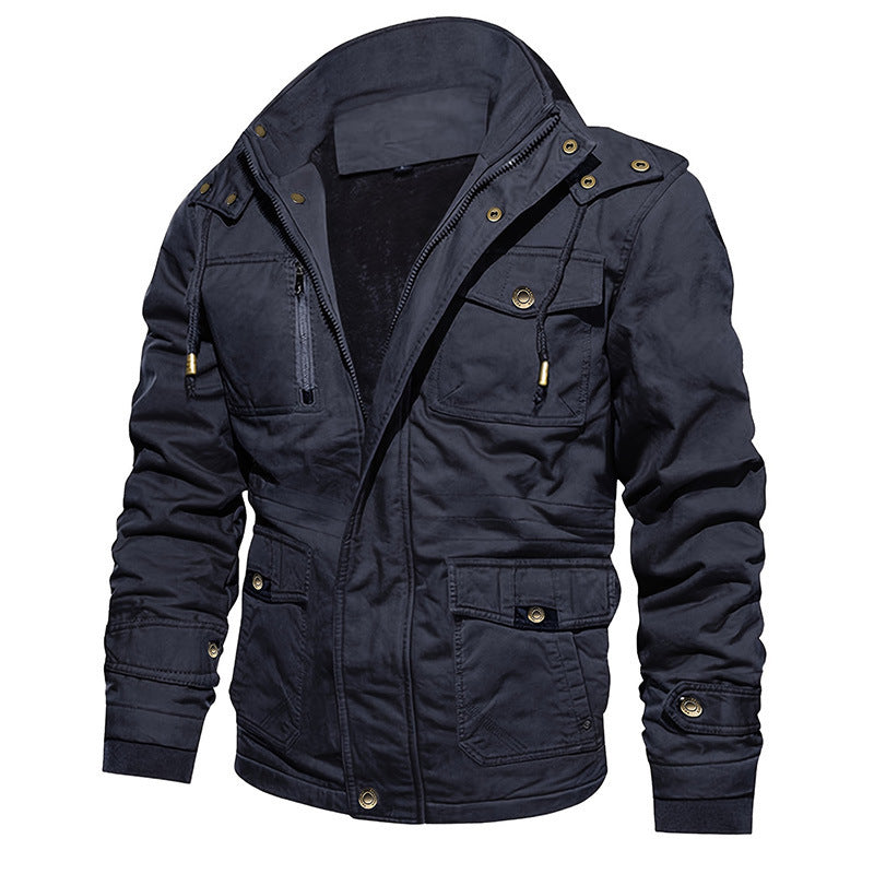 Utility Winter Jacket | Fleece-Lined | Durable Cotton Blend