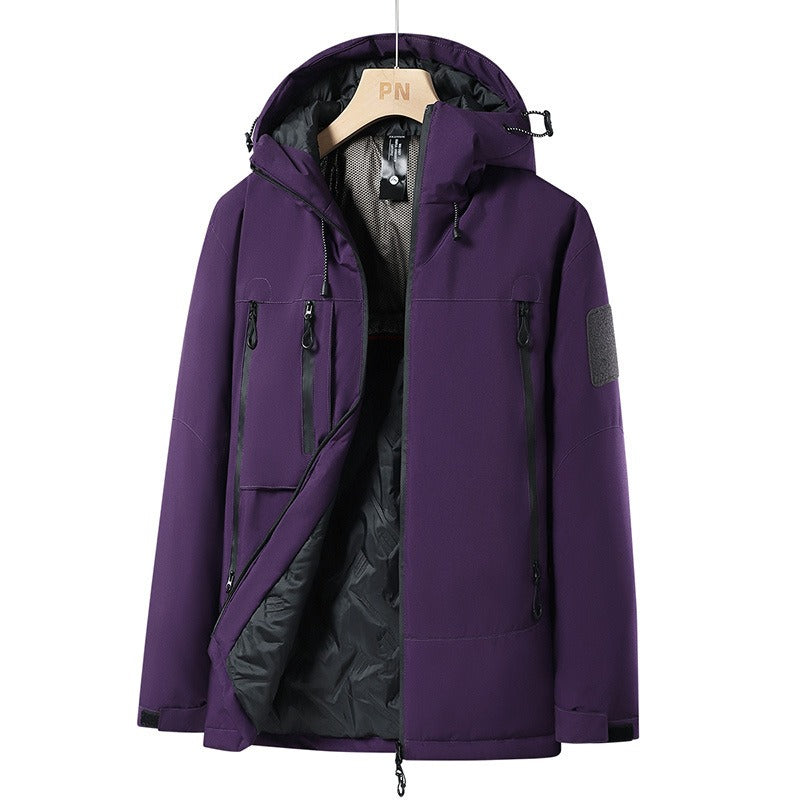 Waterproof Insulated Jacket | Fleece-Lined | Outdoor-Ready