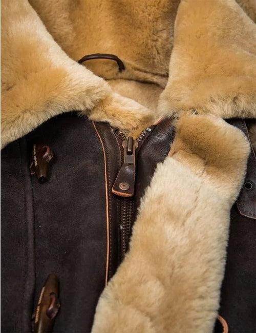Aviator Jacket with Faux Shearling Lining | Warm & Stylish | Winter Essential