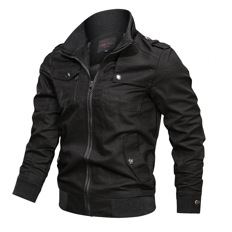Casual Stand-Collar Bomber Jacket | Lightweight Design | Everyday Style
