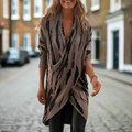 Drape Tunic Top | Abstract Print | Everyday Wear