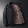 Men's Quilted Jacket | Faux Fur Lining | Winter Warmth