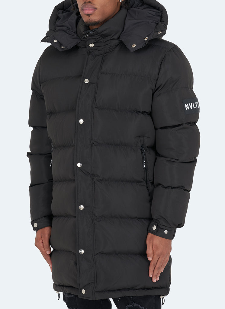 Longline Puffer Jacket | Insulated Design | Warm and Modern
