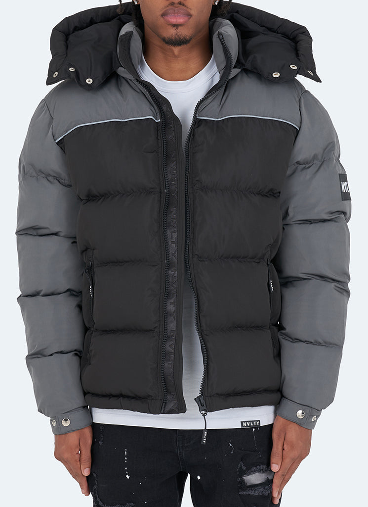Color-Block Puffer Jacket | Insulated Design | Stylish and Warm