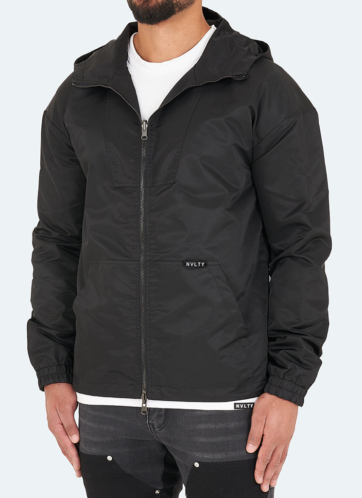 Hooded Windbreaker Jacket | Lightweight Protection | Sleek and Stylish