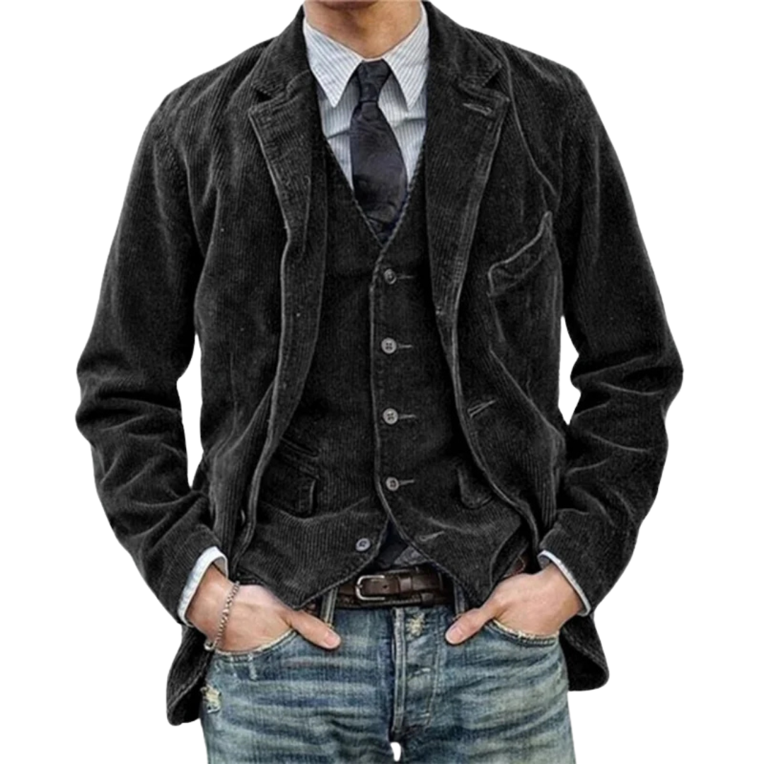 Corduroy Blazer | Tailored Fit | Classic and Versatile
