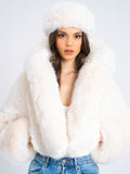 Cropped Faux Fur Jacket | Glamorous & Warm | Winter Statement Piece