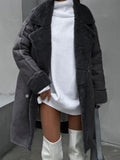 Long Faux Shearling Coat | Elegant & Warm | Winter Staple