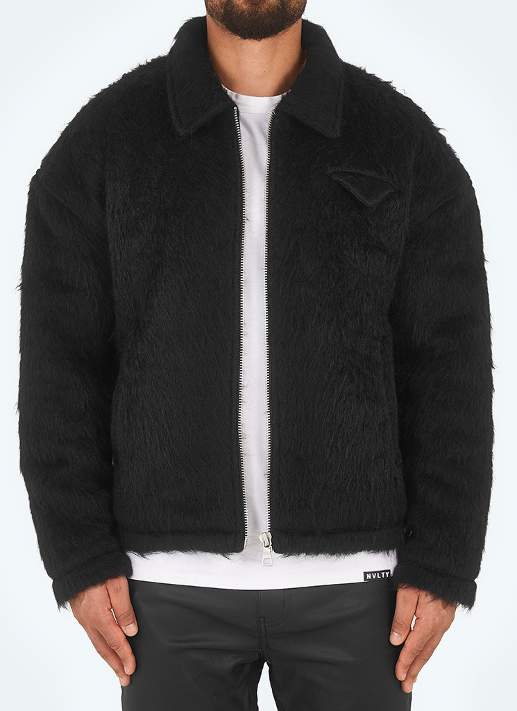 Shearling-Style Fleece Jacket | Warm and Rugged | Winter Essential