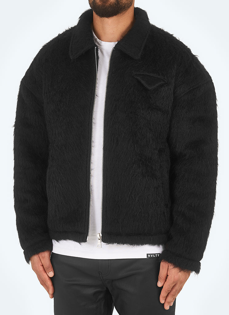 Shearling-Style Fleece Jacket | Warm and Rugged | Winter Essential