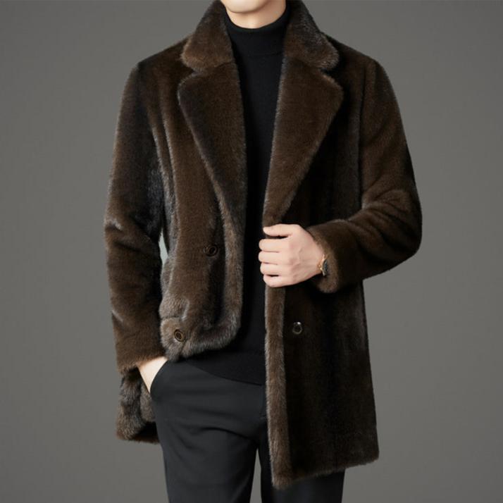 Faux Fur Overcoat | Luxurious Design | Warm and Elegant
