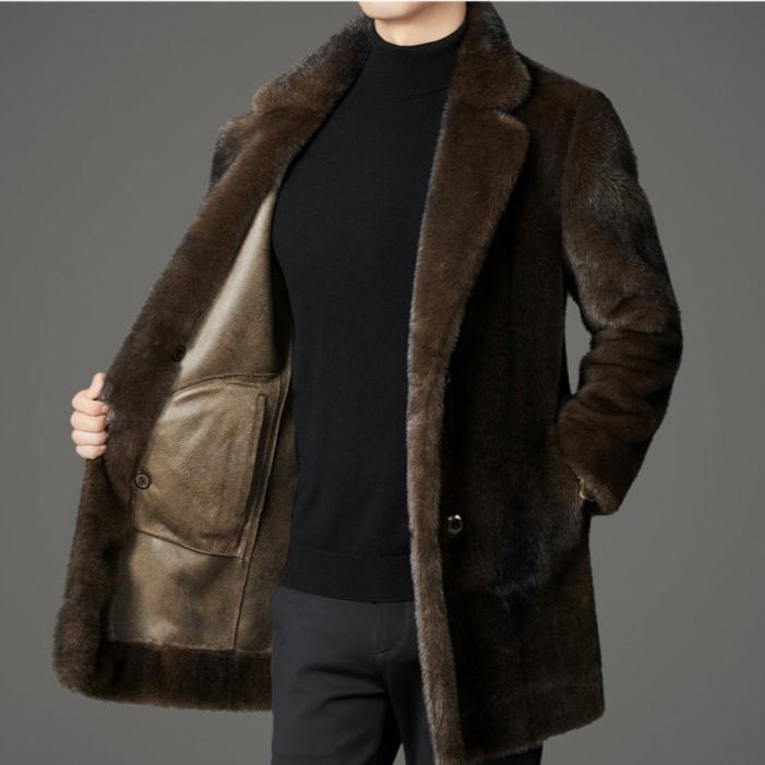 Faux Fur Overcoat | Luxurious Design | Warm and Elegant