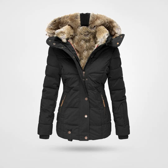Fur-Lined Winter Parka | Tailored Fit | Warm and Elegant