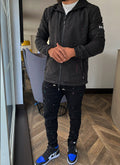 Lightweight Hooded Jacket | Subtle Splatter Design | Sleek and Comfortable